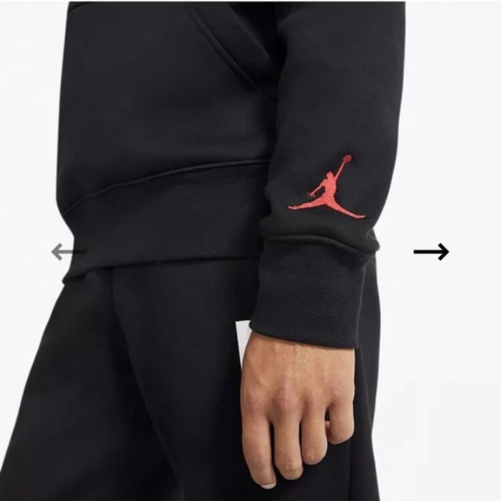 Nike Air Jordan Jumpman Holiday Hoodie Pullover Men’s Large CT3457-010 - Picture 7 of 9